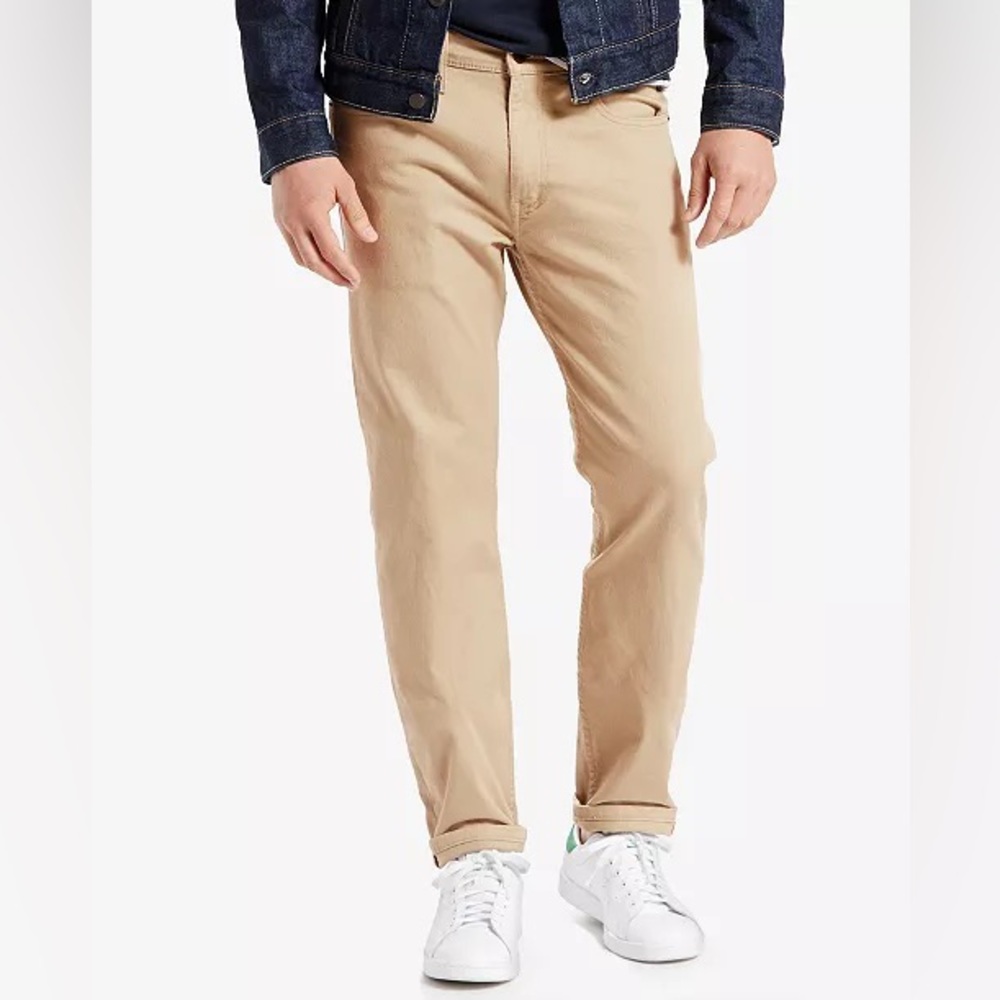 NWT Tan Levi Strauss 502 taper pants